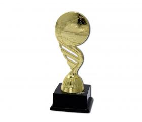 F1067 Soška basketbal zlatá