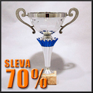 9002 Sada strieborno modrých pohárov - Kliknutím zobrazíte detail obrázku.