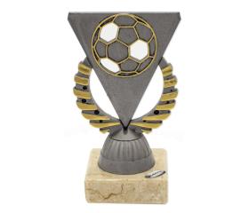 6105 Trofej futbal šedá