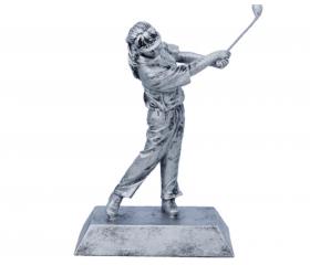 Ft189 Soška golfistka strieborná