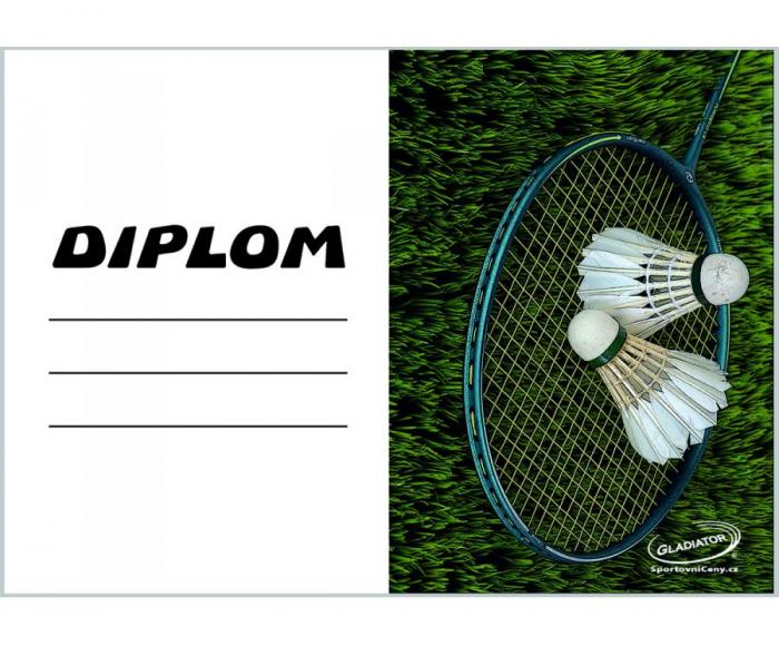 DB01a Diplom badminton ZADARMO - Kliknutím zobrazíte detail obrázku.