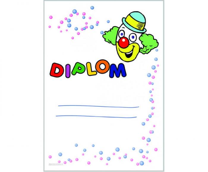 DD02a Diplom klaun - Kliknutím zobrazíte detail obrázku.