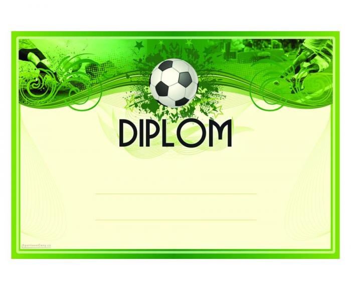 DF02h Diplom futbal - Kliknutím zobrazíte detail obrázku.
