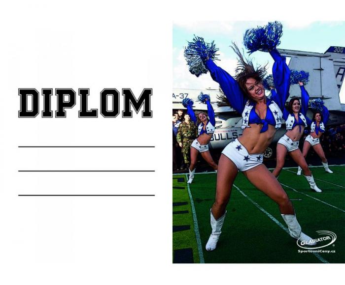 DO02m Diplom cheerleader ZADARMO - Kliknutím zobrazíte detail obrázku.