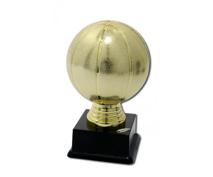 F1069 Soška basketbalová lopta zlatá - Kliknutím zobrazíte detail obrázku.
