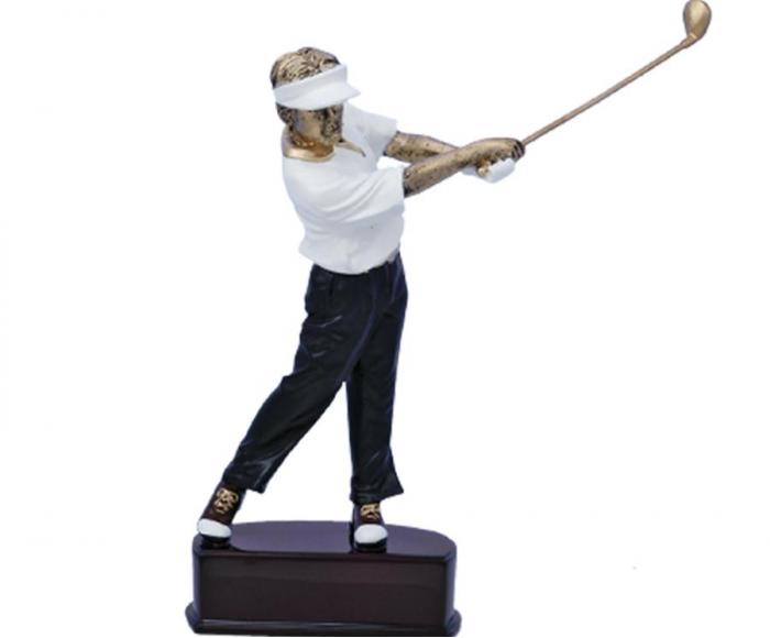 Ft192 Soška - golfista biely - Kliknutím zobrazíte detail obrázku.